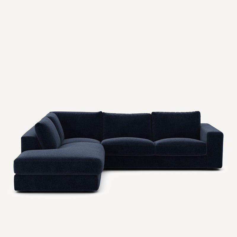 Am.pm Ecksofa Aus Chenille-velours, Skander