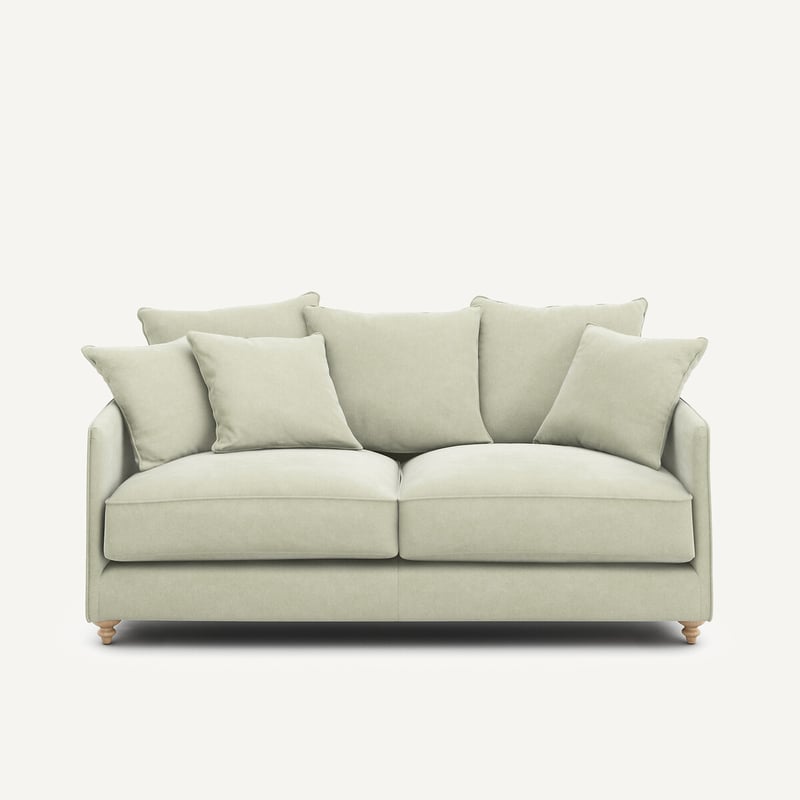 Am.pm Kompaktes, Umwandelbares Sofa In Stonewashed Velours, Lazare