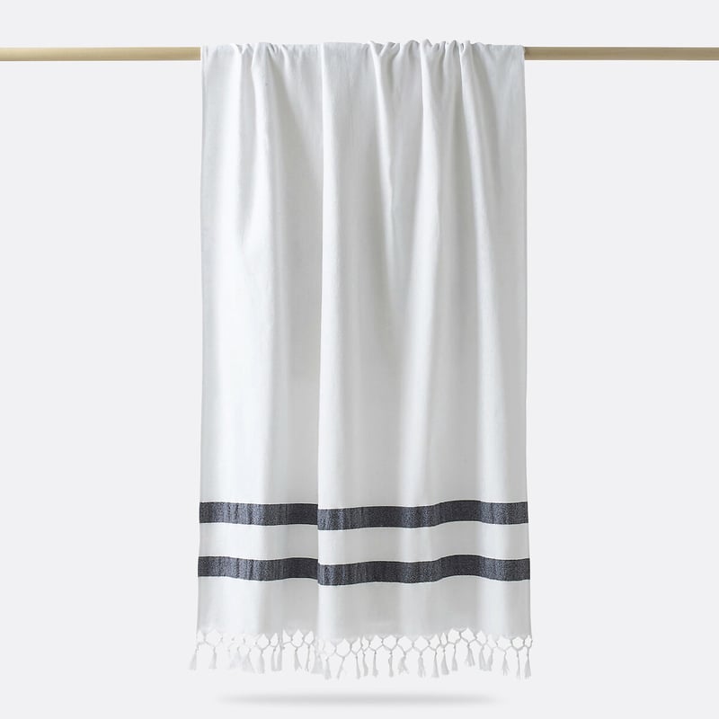 La Redoute Interieurs Xl-fouta-badetuch Antalya Mit Frottee, Bio-baumwolle