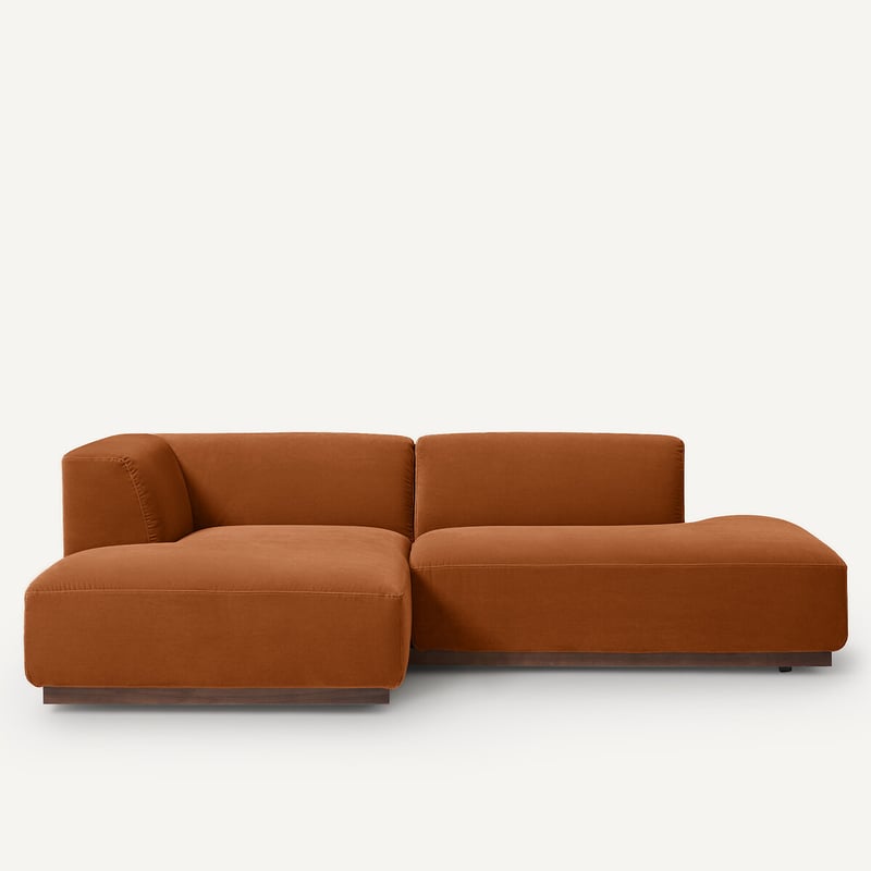 Am.pm Ecksofa Jacopo Mit Ecke Links, Samt