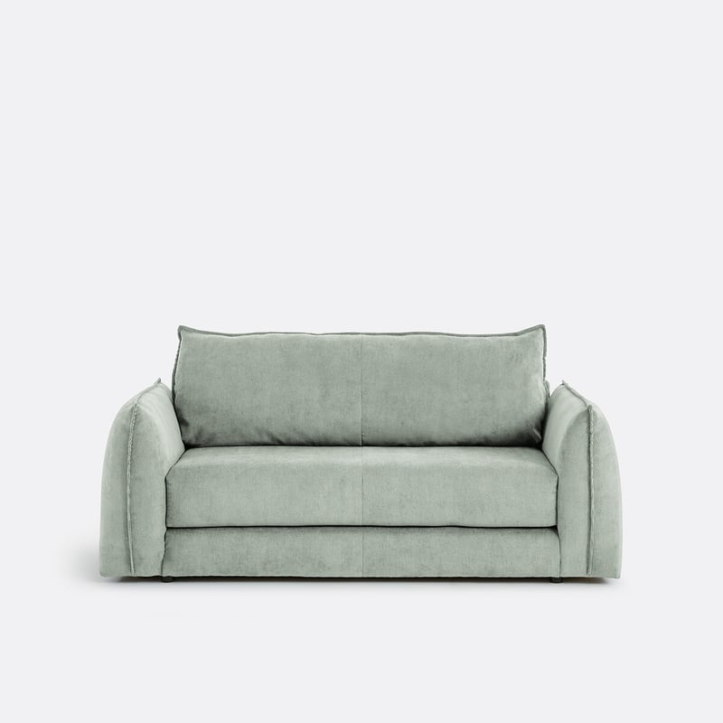 Schlafsofa, 2-sitzer, Aus Feinrippsamt, Tiki