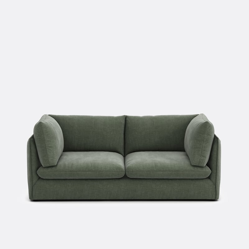 Gerades Sofa, 3-sitzer, Strukturstoff, Malo