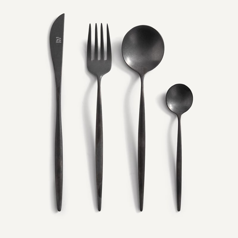 Am.pm 16-teiliges Besteckset Nagi Aus Mattem Edelstahl