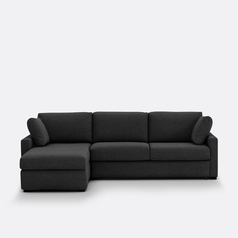 Ecksofa Timor, Mit Schlaffunktion, 4-sitzer, Polyester, Comfort Bultex®