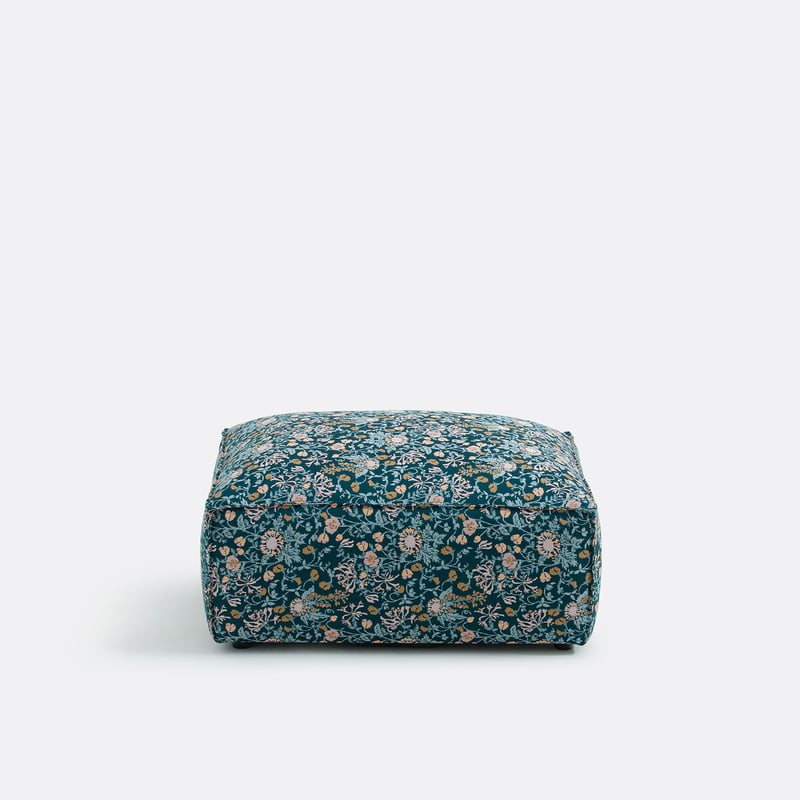 Hocker-element Seven, Jacquard Mit Blumenmuster
