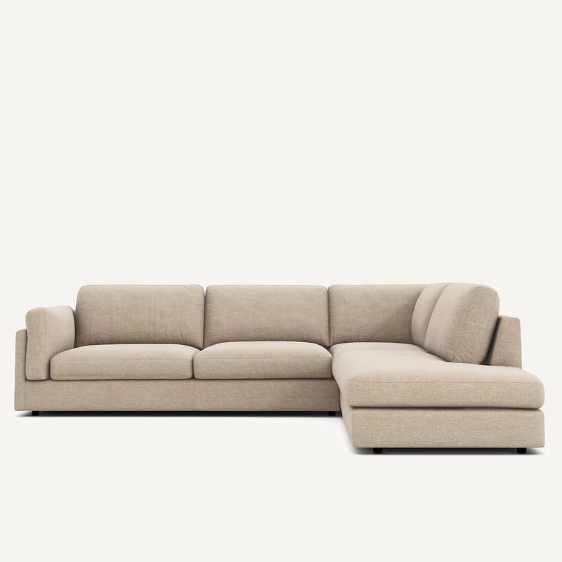 Am.pm Ecksofa Mit Chaiselongue Conv Baumwoll-mischgewebe César