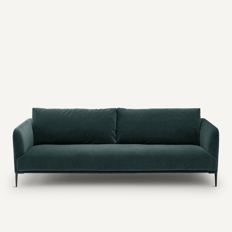 Emmanuel Gallina X Am.pm 3- Oder 4-sitzer-sofa, Samt, Oscar, Design Emmanuel Gallina