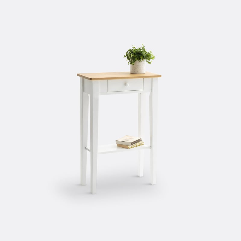 La Redoute Interieurs Konsole Alvina Mit 1 Schublade, Kiefer Massiv