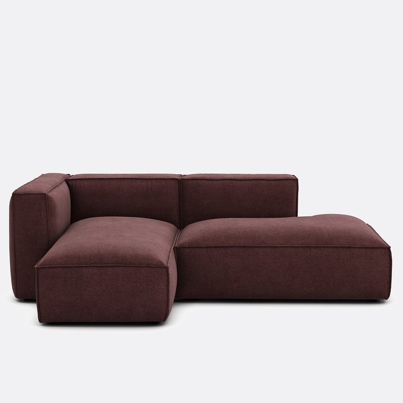 Modulares Ecksofa Seven, Rechts, Aus Strukturgewebe