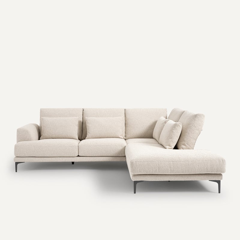 Am.pm Ecksofa Marsile Mit Ecke Rechts, Bouclé