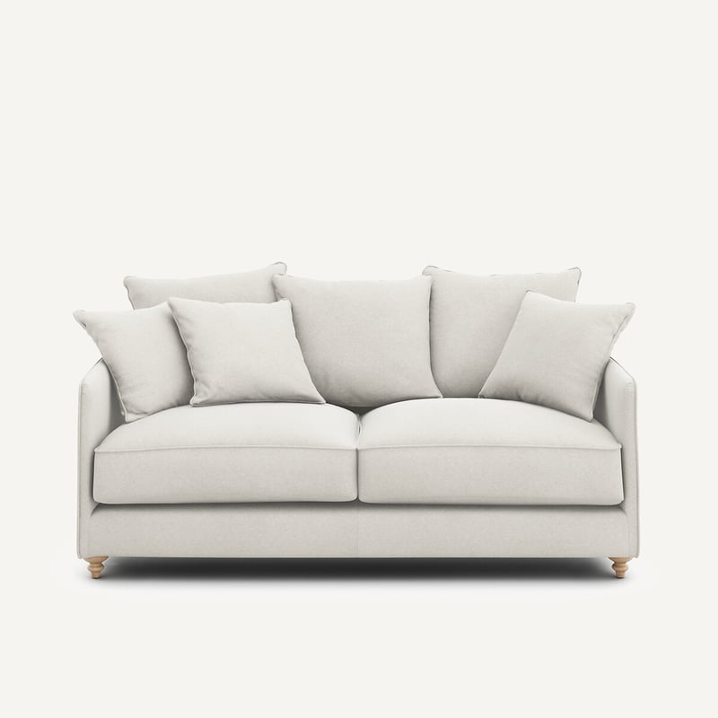 Am.pm Kompaktes 3-sitzer-sofa, Umwandelbar In Leinenvelours, Lazare