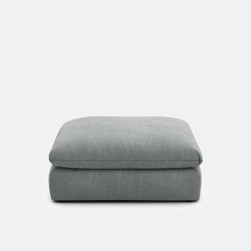 Hocker-element Für Ein Modulares Sofa, Aus Strukturiertem Stoff, Malo