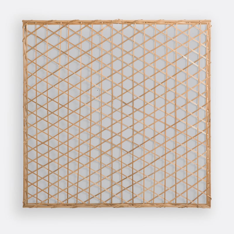 La Redoute Interieurs Pinnwand Nidzo, Bambus, 100 X 100 Cm