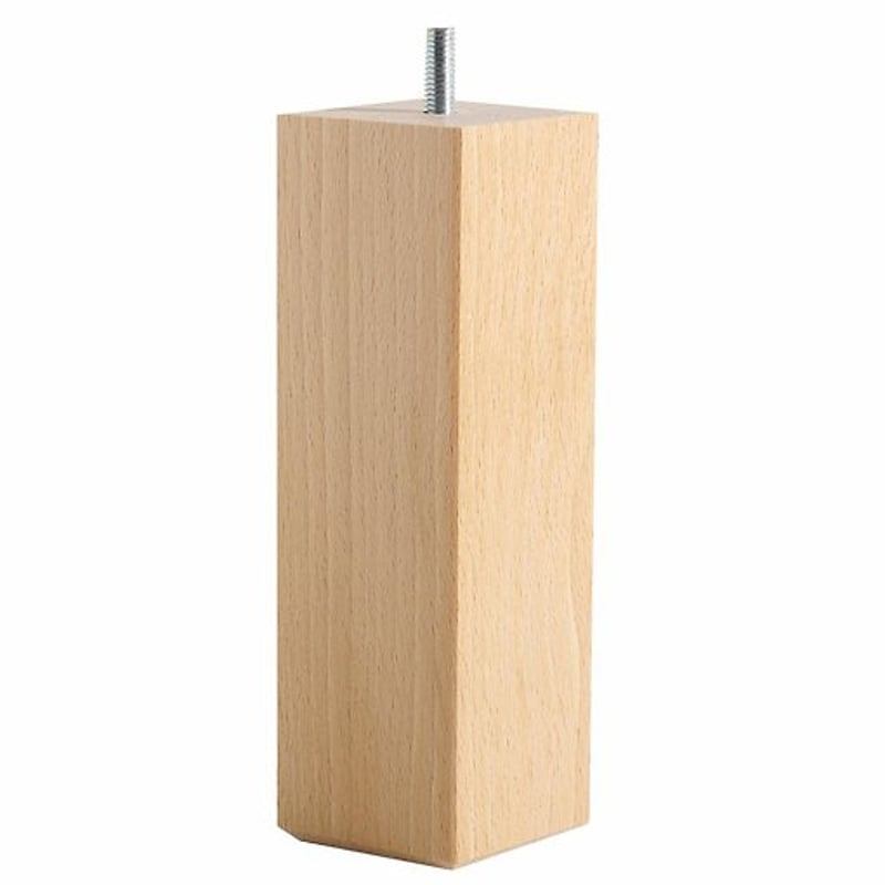 4er-pack Bettfüsse In Eckiger Form, Höhe. 17 Cm