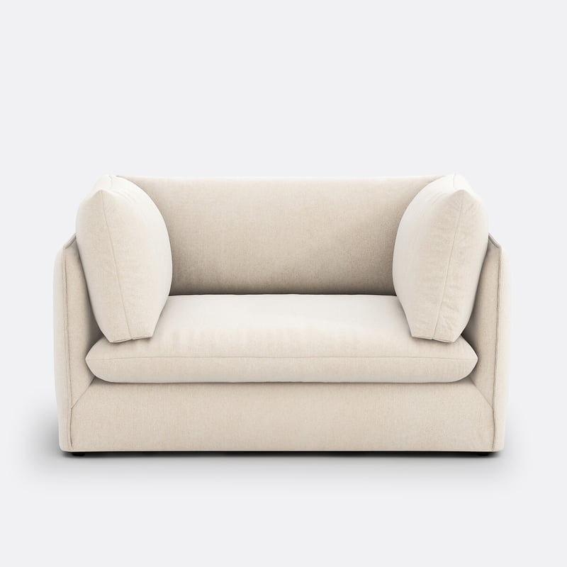 Xl-sesselelement Für Modulares Sofa Malo, Aus Meliertem Stoff