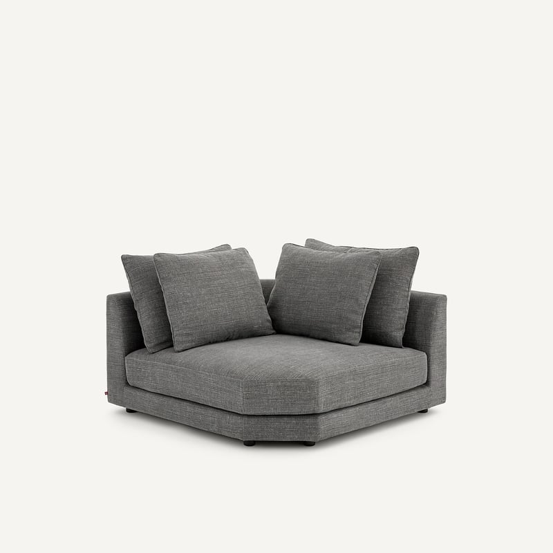 Am.pm Modulares Ecksofa Aus Baumwolle Und Leinen, Tiberio