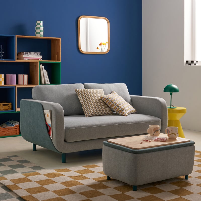 3-in-1-hocker Jimba Mit Staufach, Auch Als Tisch Nutzbar
