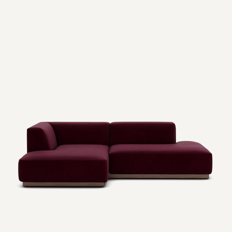 Am.pm Ecksofa Jacopo Mit Ecke Links, Samt