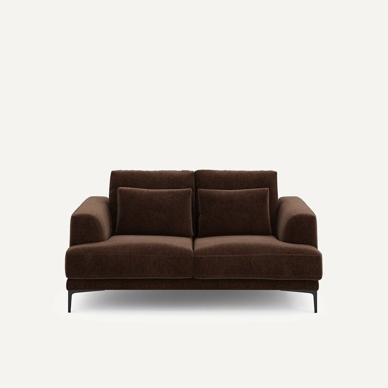 Am.pm 2p-sofa Aus Chenille-samt, Marsile