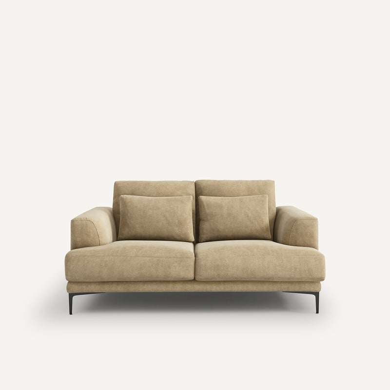 Am.pm 2-sitzer-sofa, Stonewashed Velours, Marsile