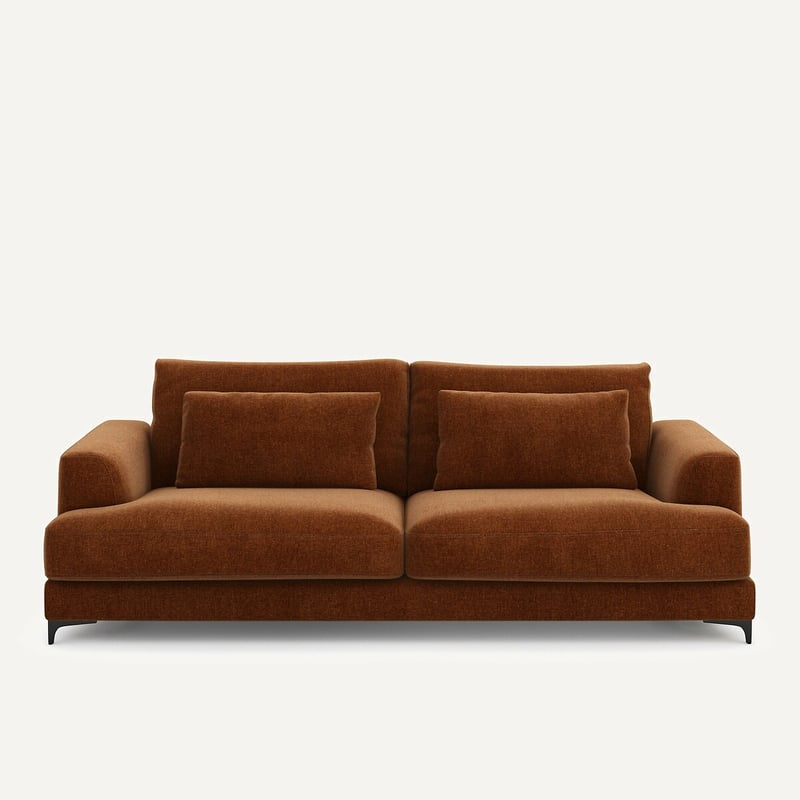 Am.pm Sofa 4p Umwandelbar Velours Chenille, Marsile