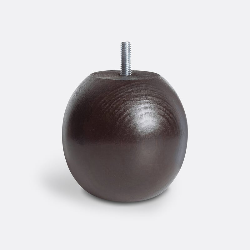 4er-pack Bettfüsse In Kugelform, Höhe 8 Cm