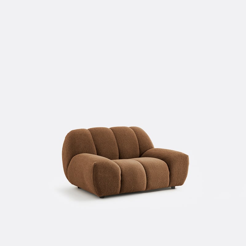 Xl-sessel Nuria, Dicker Bouclé