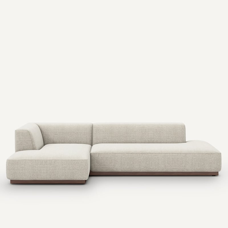 Am.pm Xl-ecksofa Jacopo Mit Ecke Links, Jaspé-stoff