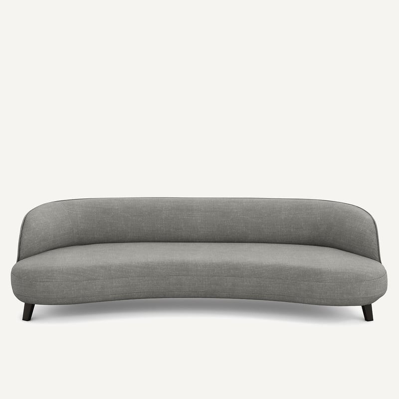 Am.pm X Emmanuel Gallina 5-sitzer-sofa, Baumwolle Und Leinen, Rosebury, Design Emmanuel Gallina
