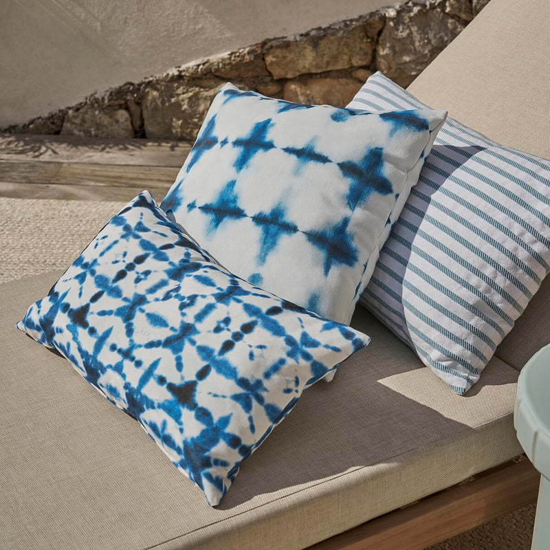 Quadratisches Outdoor-kissen, 45x45 Cm, Amorgos