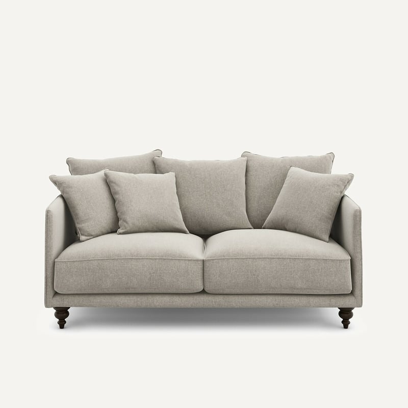 Am.pm Kompaktes Sofa Aus Chenille-samt, Lazare