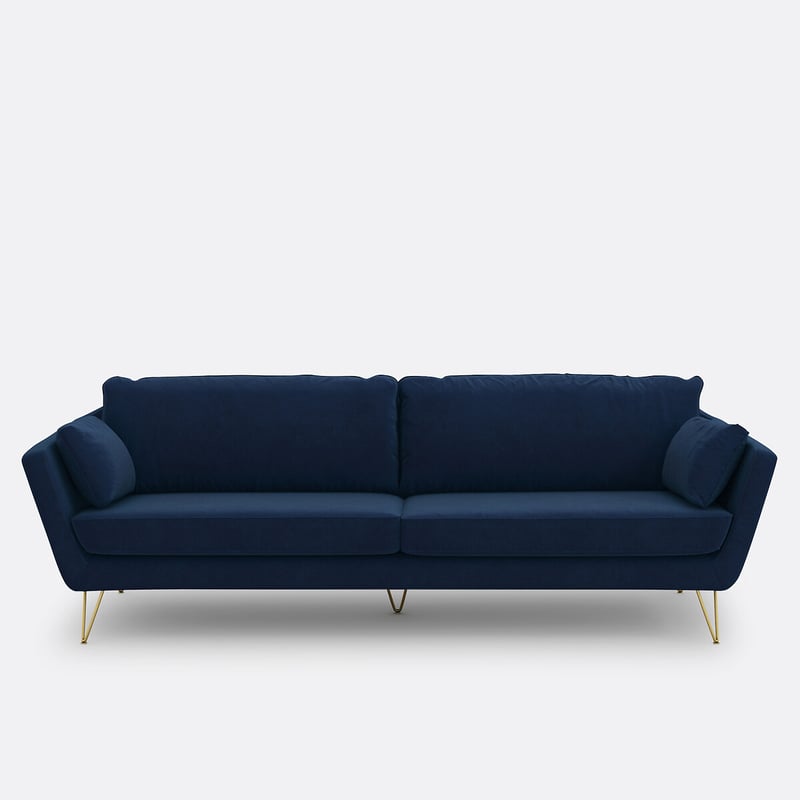 Sofa Aus Velours, 3-, 4- Oder 5-sitzer, Topim