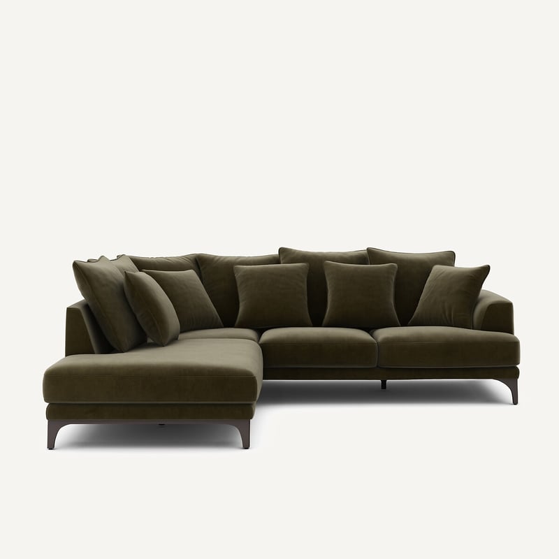 Am.pm Ecksofa Aus Samt, Armento