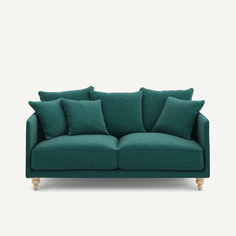 Am.pm Kompaktes 3-sitzer-sofa Aus Jaspé-stoff, Lazare