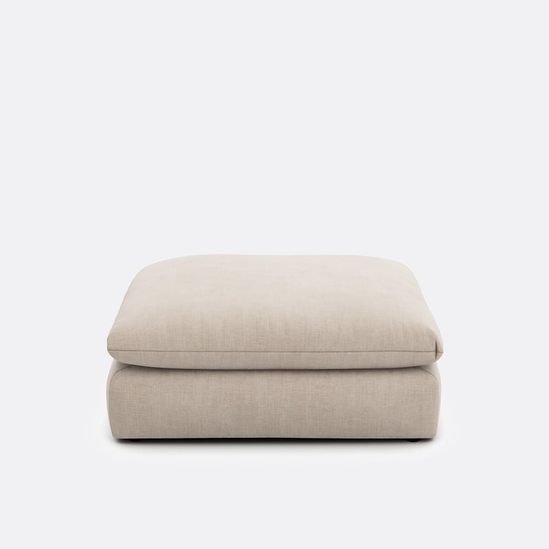Hocker-element Für Ein Modulares Sofa, Aus Strukturiertem Stoff, Malo
