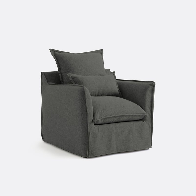 Sessel Odna, Abnehmbarer Bezug, Aus Polyester