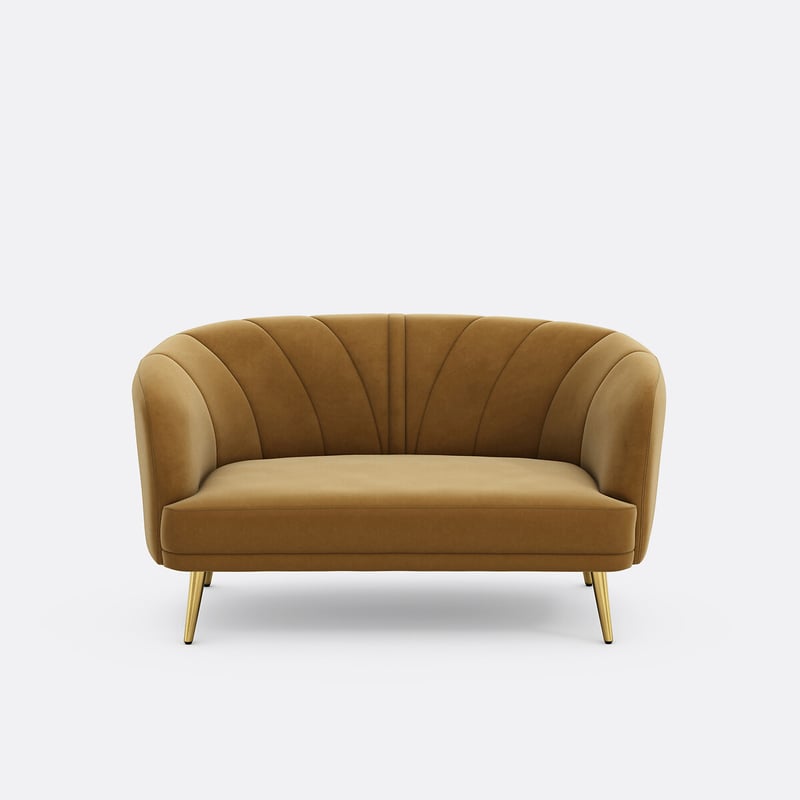 Sofa Leone, 2/3-sitzer, Samt