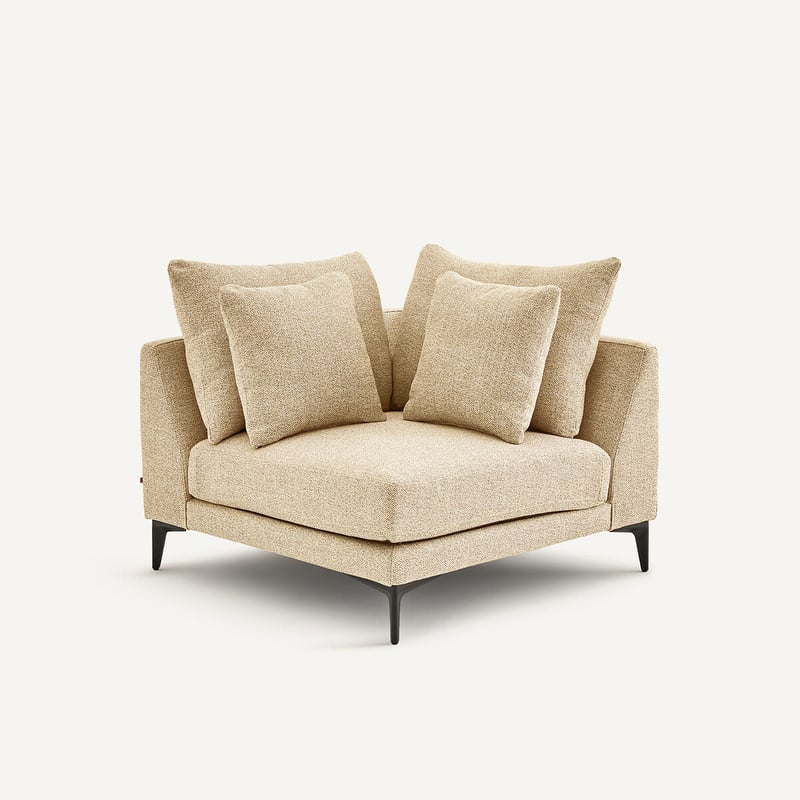 Am.pm X Emmanuel Gallina Ecksofa Aus Strukturiertem Mischgewebe, Moderniste, Design Emmanuel Gallina