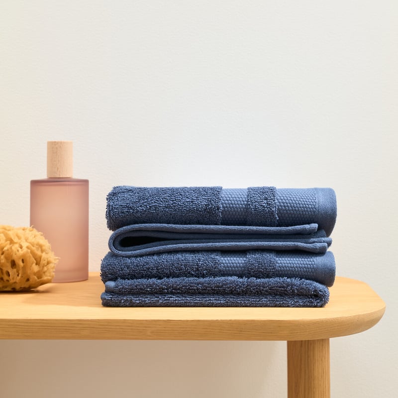 La Redoute Interieurs Set Mit 4 Gästehandtüchern Aus Ägyptischer Baumwolle 600g/m2, Kheops