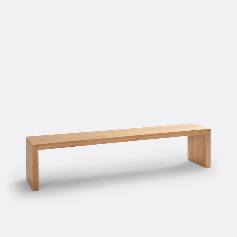 Sitzbank Aus Massiver Eiche, Länge 200 Cm, Vova