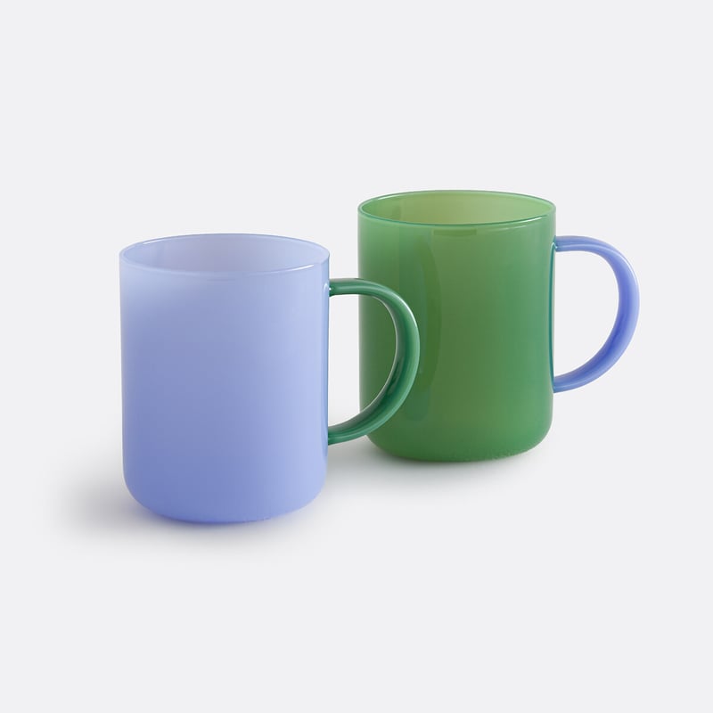 Set Aus 2 Bechern Aus Borosilikatglas, Micha
