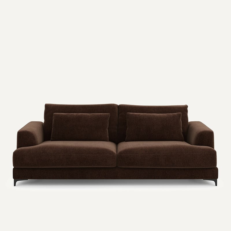 Am.pm Sofa 4p Umwandelbar Velours Chenille, Marsile