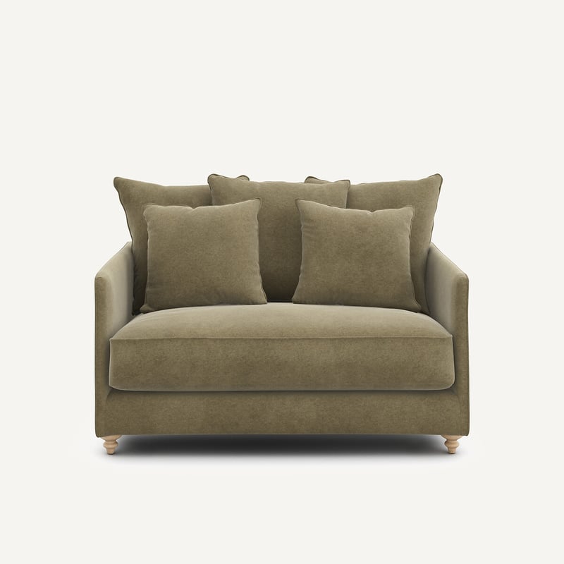 Am.pm Umbaubares 2-sitzer-sofa Aus Leinenvelours, Lazare