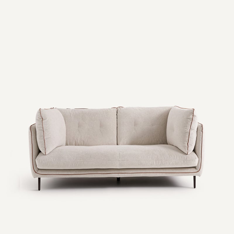 Am.pm 2-sitzer-sofa Aus Leinenvelours, Botero
