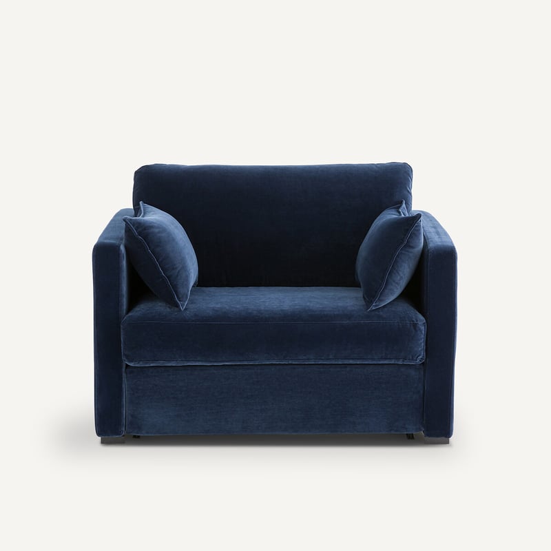 Am.pm 2-sitzer-sofa, Umwandelbar, Aus Samt, Neo Kinkajou