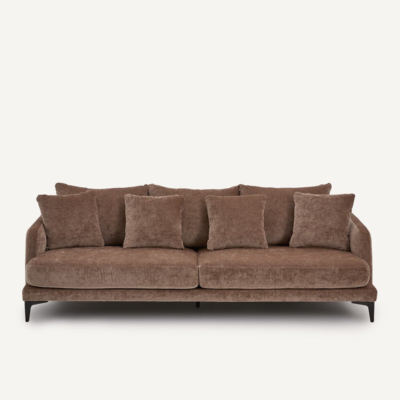 Am.pm X Emmanuel Gallina 3- Oder 4-sitzer-sofa Aus Gemischtem Velours, Moderniste, Design Emmanuel Gallina