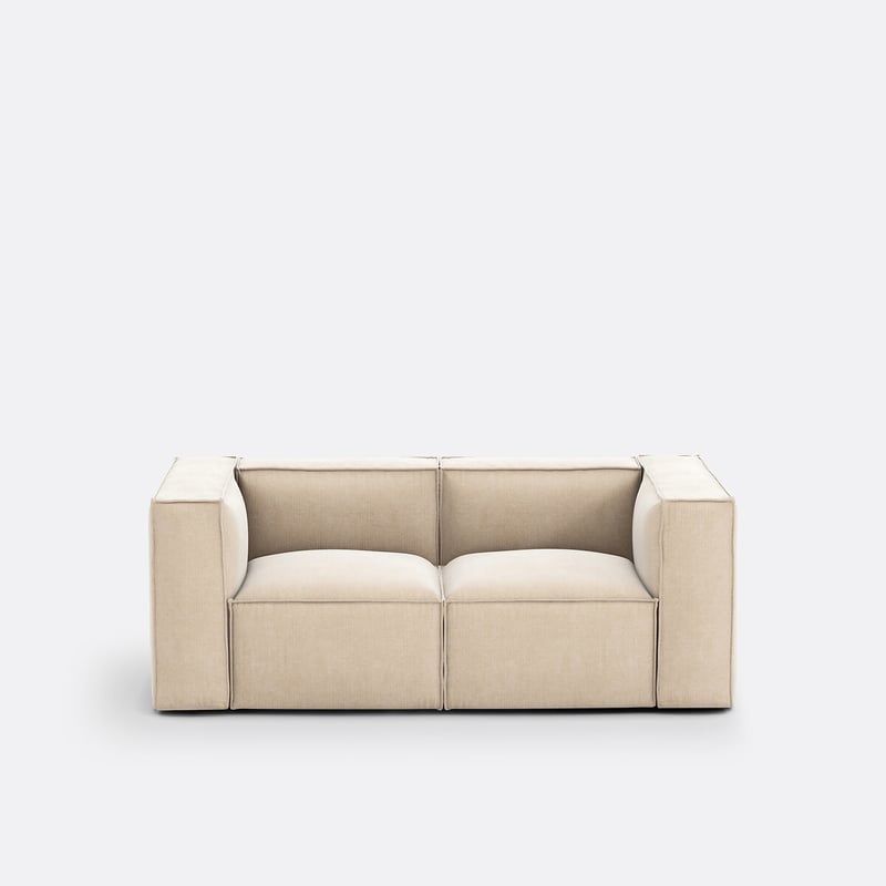 Modulares Sofa Seven, 2-sitzig, Aus Vintage-cord