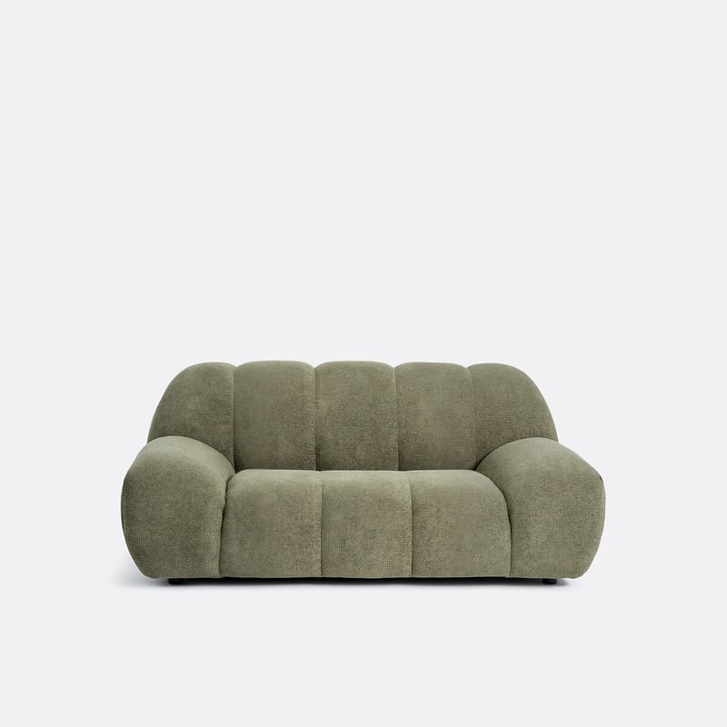 2-sitzer-sofa, Reliefstoff, Nuria