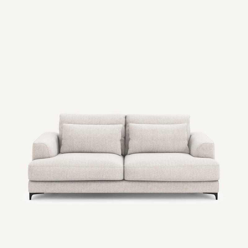 Am.pm 3-sitzer-sofa, Umwandelbar, Aus Jaspé-stoff, Marsile