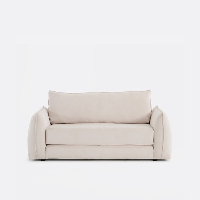 Schlafsofa, 2-sitzer, Aus Feinrippsamt, Tiki